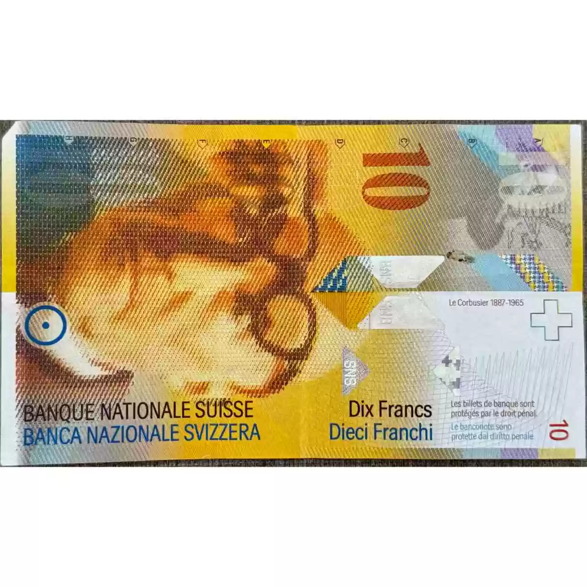 Image of the banknotes reverse